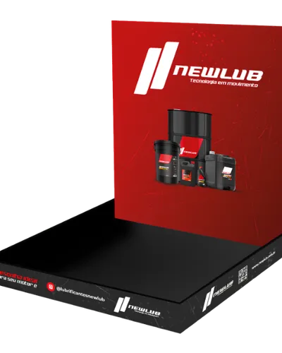 Display Promocional de Mostrador con Panel Trasero