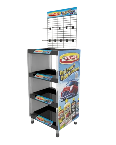 Display Promocional Mixto de Plástico y Alambre