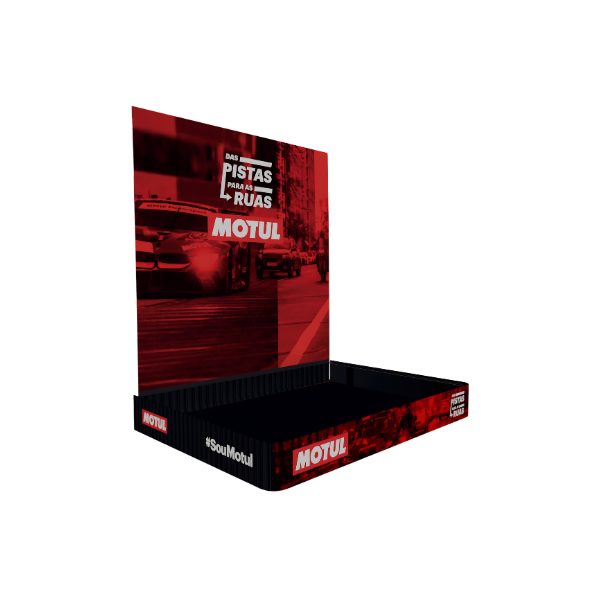 Promotional Counter Display with Back Panel