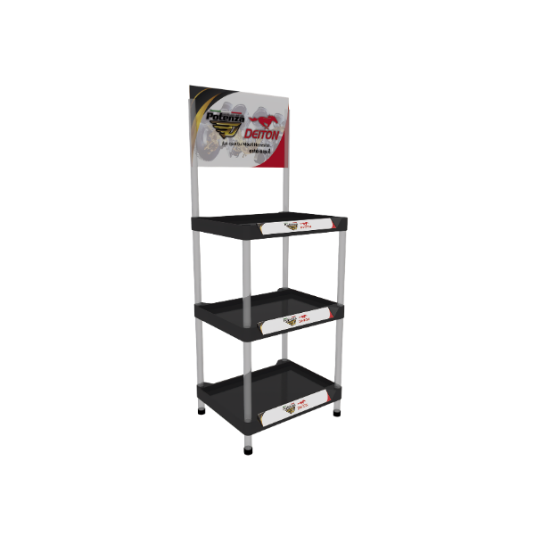 Injected Plastic Display with 3 trays 50x40 thumbnail 3