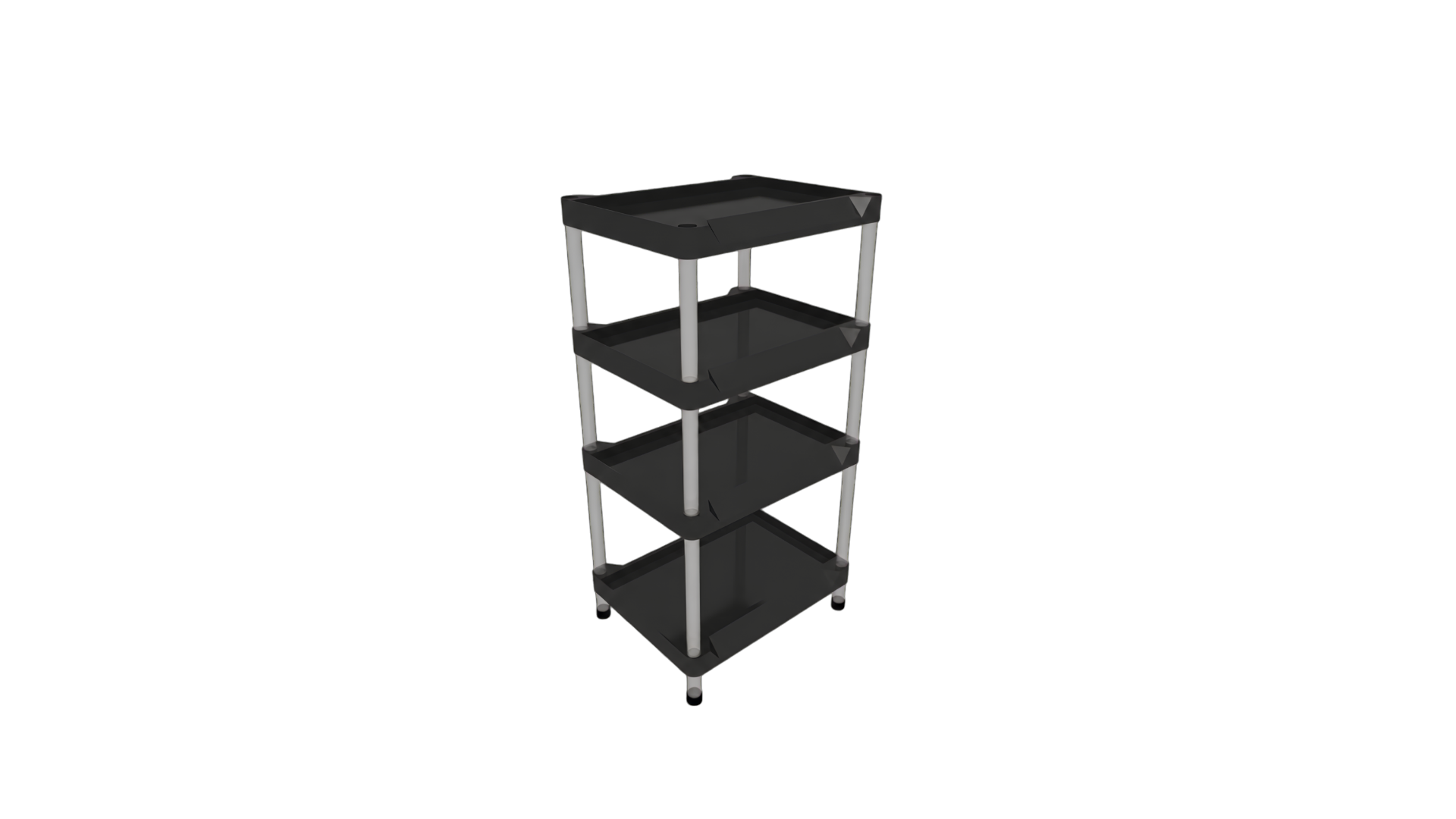 Injected Plastic Display with 4 trays 50x40